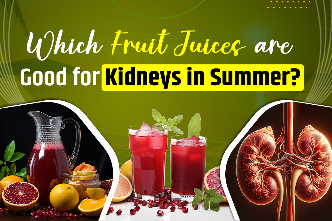 Which fruit juices are good for kidneys in summer?
